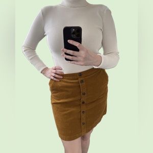 Corduroy JCrew Mini Skirt